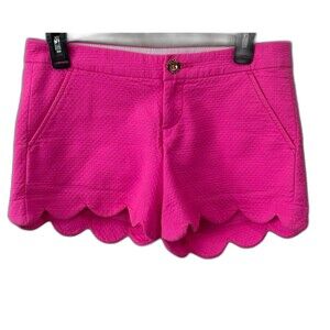 Lilly Pulitzer Shorts Women’s Size 00 Color Pink The Buttercup Stretch 5” Inseam